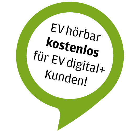 kostenlos für Abonnenten von EV digital  einfach per Sprachsteuerung durch die EV blättern und ...